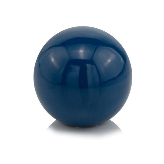 4" X 4" X 4" Blue Aluminum Classic Sphere - Homeroots