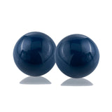 4" X 4" X 4" Blue Aluminum Classic Sphere - Homeroots