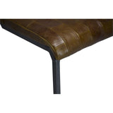 27 " Brown And Black Iron Backless Counter Height Bar Chair - Homeroots - Flyclothing LLC