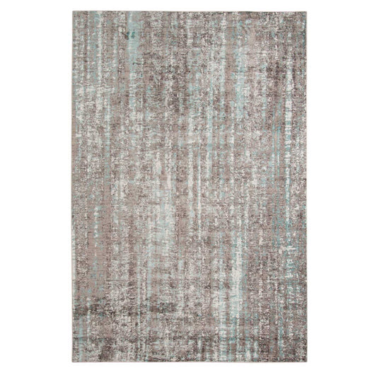 4' X 6' Ivory and Gray Abstract Power Loom Area Rug - Homeroots - Flyclothing LLC