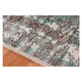 4' X 6' Ivory and Gray Abstract Power Loom Area Rug - Homeroots - Flyclothing LLC