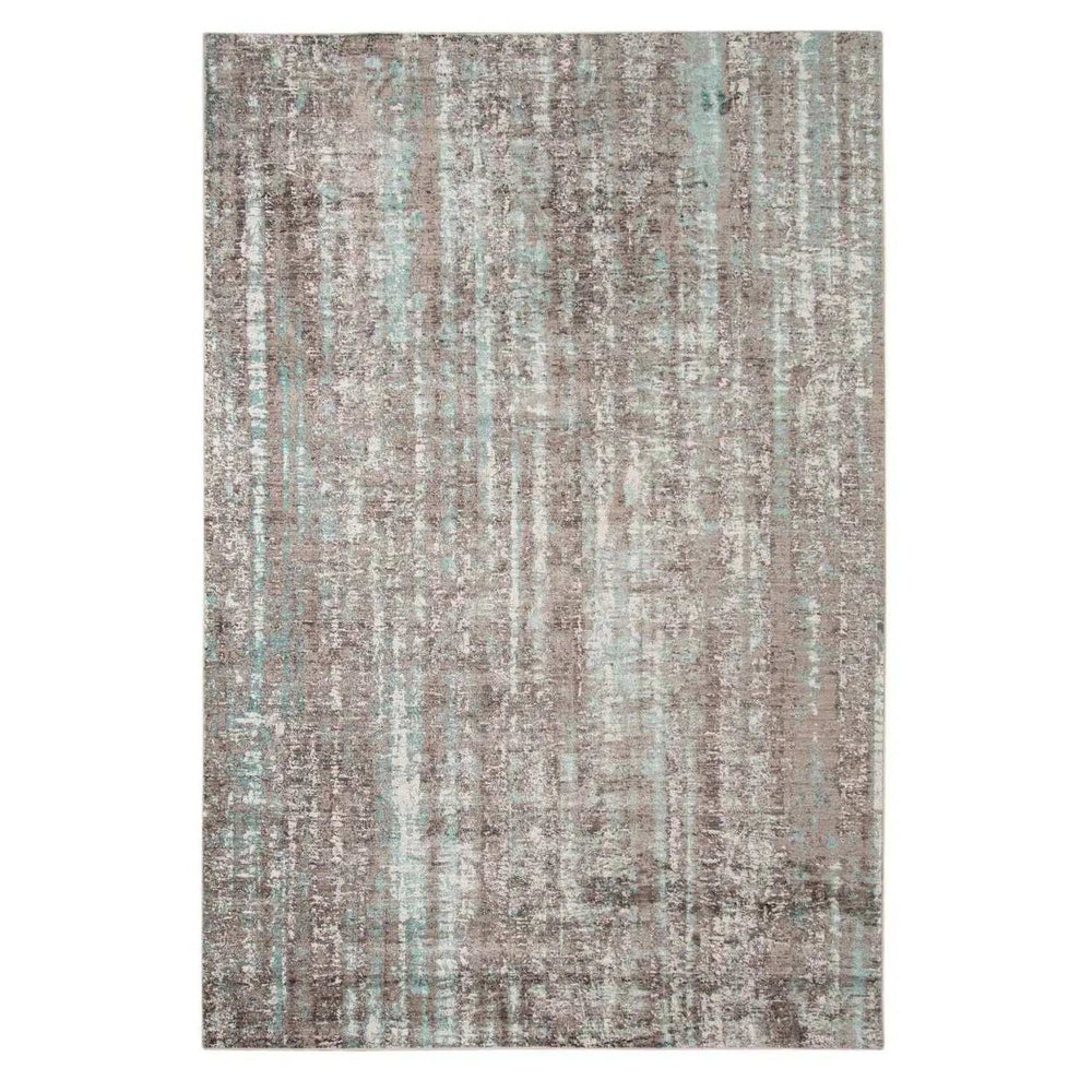 4' X 6' Ivory and Gray Abstract Power Loom Area Rug - Homeroots - Flyclothing LLC