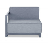 37" Gray Linen Side Chair - Homeroots
