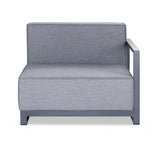 37" Gray Linen Side Chair - Homeroots