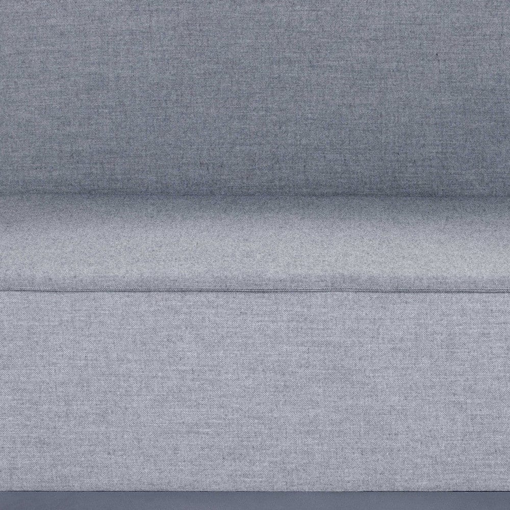37" Gray Linen Side Chair - Homeroots