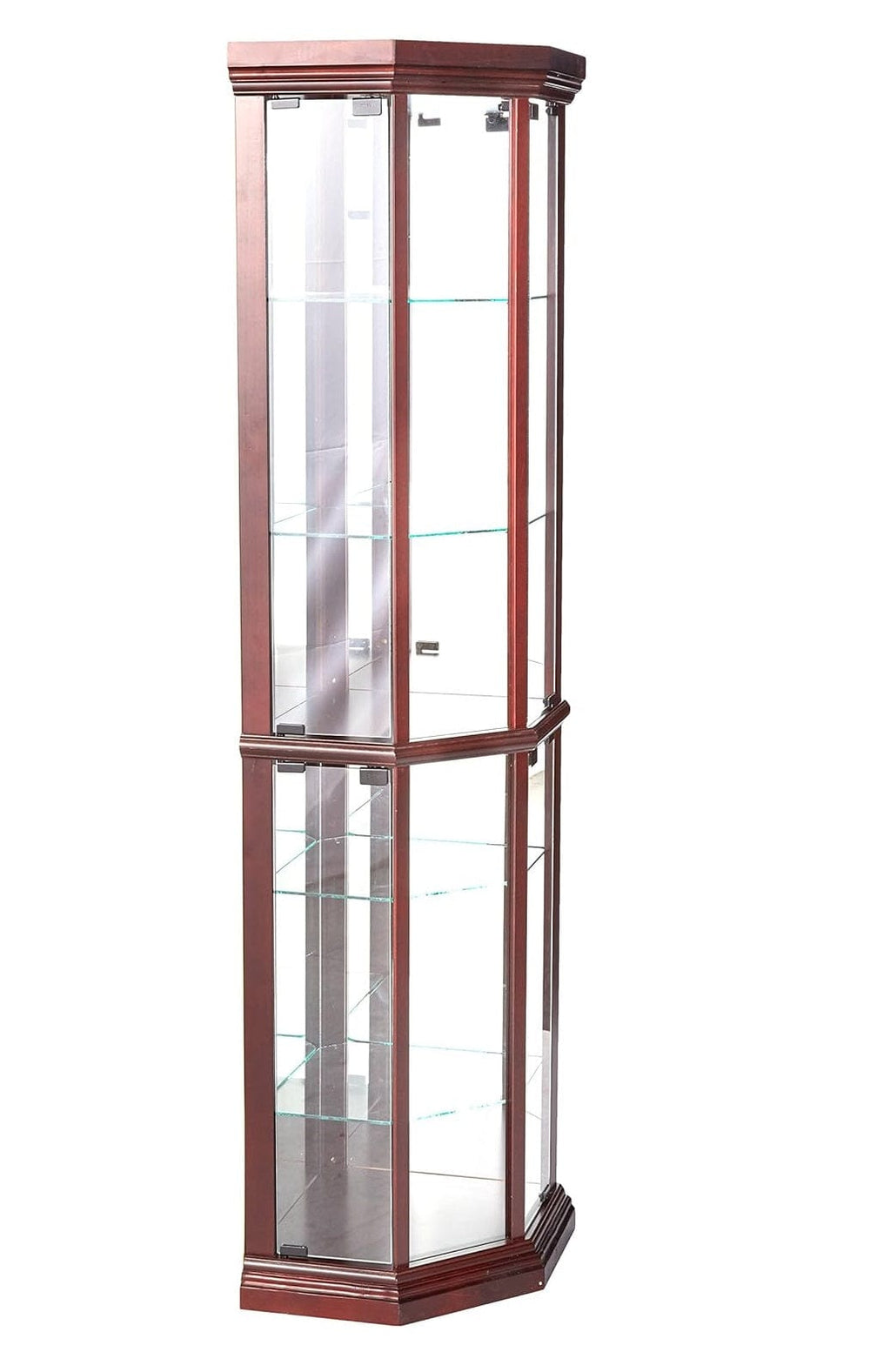 16" Dark Brown Display Stand - Homeroots