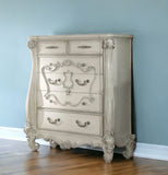 47" White Solid Wood Standard Chest - Homeroots