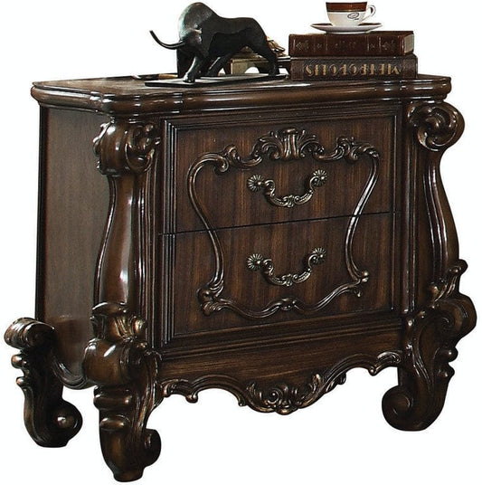 31" Brown Two Drawers Nightstand - Homeroots