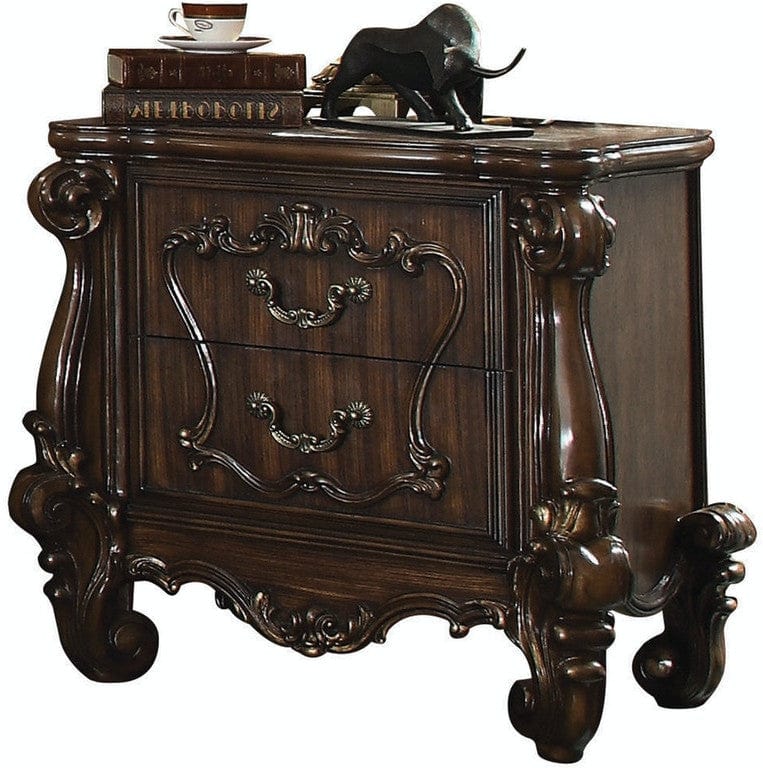 31" Brown Two Drawers Nightstand - Homeroots - Flyclothing LLC
