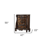 47" Solid Wood Six Drawer Chest - Homeroots