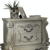 31" White Two Drawers Nightstand - Homeroots - Flyclothing LLC