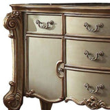71" Gold Solid Wood Dresser - Homeroots