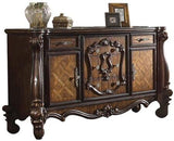 70" Cherry Oak Solid Wood Five Drawer Combo Dresser - Homeroots