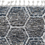 9' X 13' Gray Geometric Area Rug - Homeroots - Flyclothing LLC