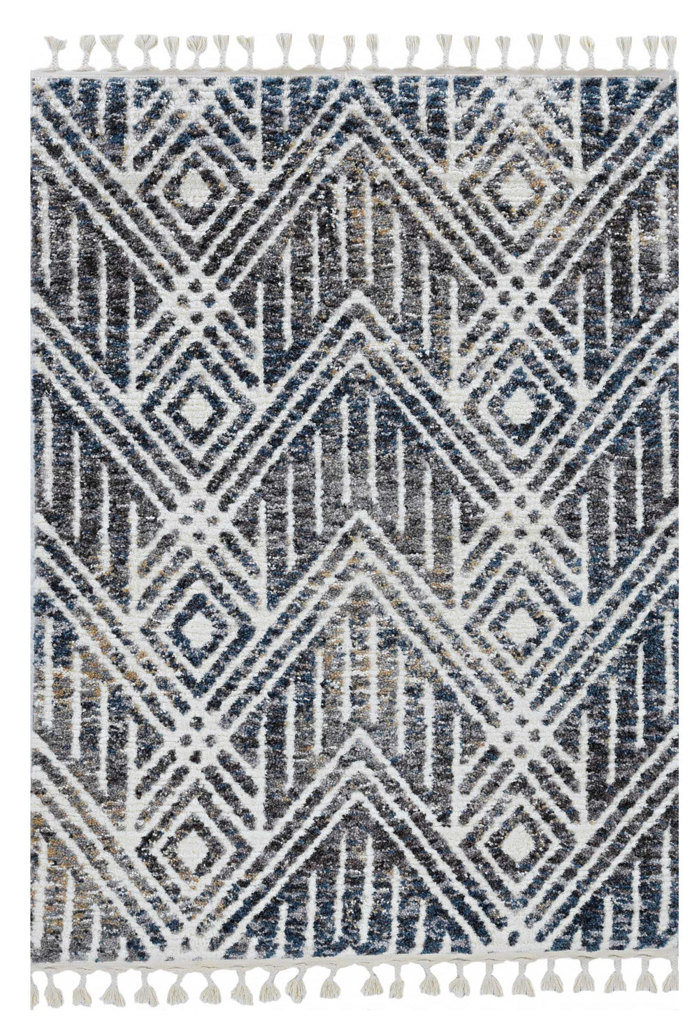 3' X 5' Gray and Ivory Area Rug - Homeroots - Flyclothing LLC