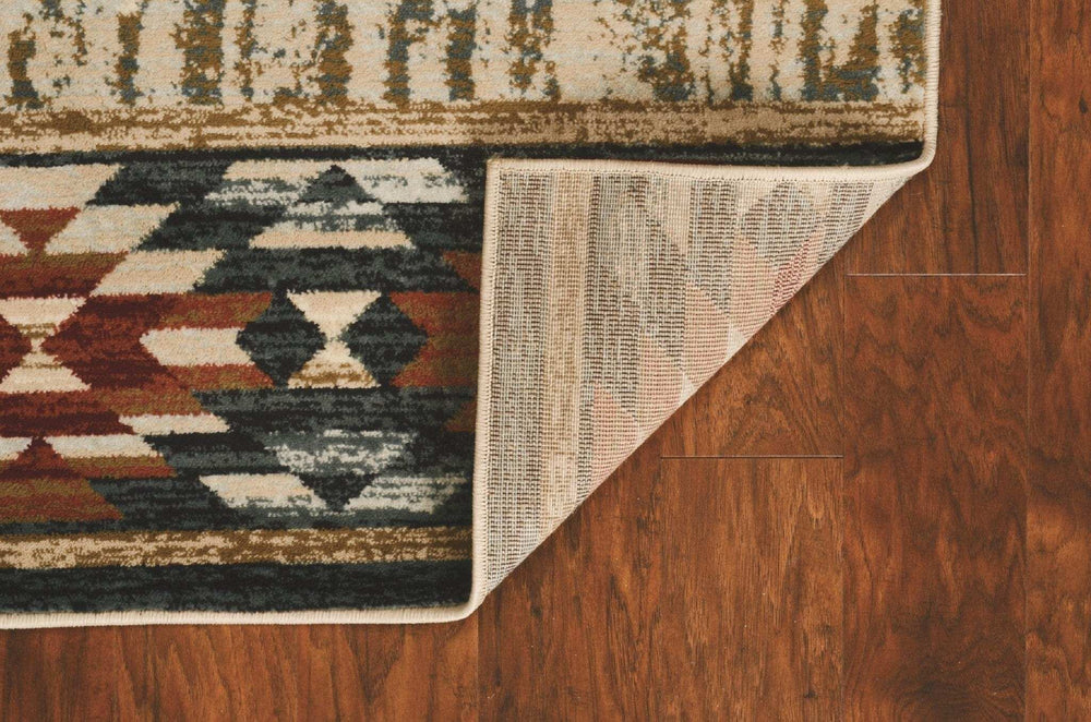 3' X 5' Ivory Southwestern Area Rug - Homeroots - Flyclothing LLC