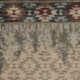 5' X 8' Ivory Machine Woven Pinegrove Lodge Indoor Area Rug - Homeroots - Flyclothing LLC