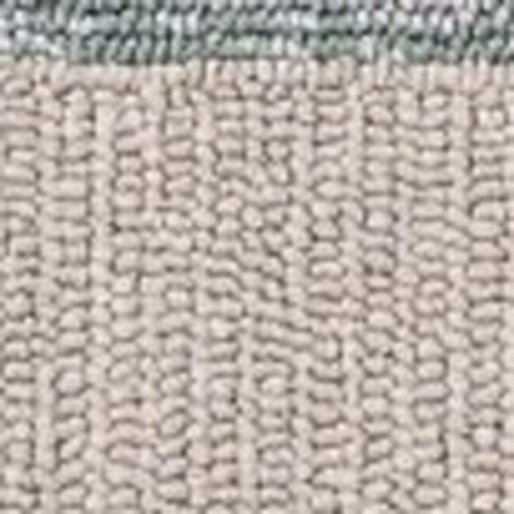 5' X 8' Tan Ivory and Blue Geometric Hand Tufted Area Rug - Homeroots - Flyclothing LLC