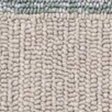 5' X 8' Tan Ivory and Blue Geometric Hand Tufted Area Rug - Homeroots - Flyclothing LLC