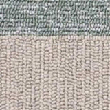 5' X 8' Tan Ivory and Blue Geometric Hand Tufted Area Rug - Homeroots - Flyclothing LLC