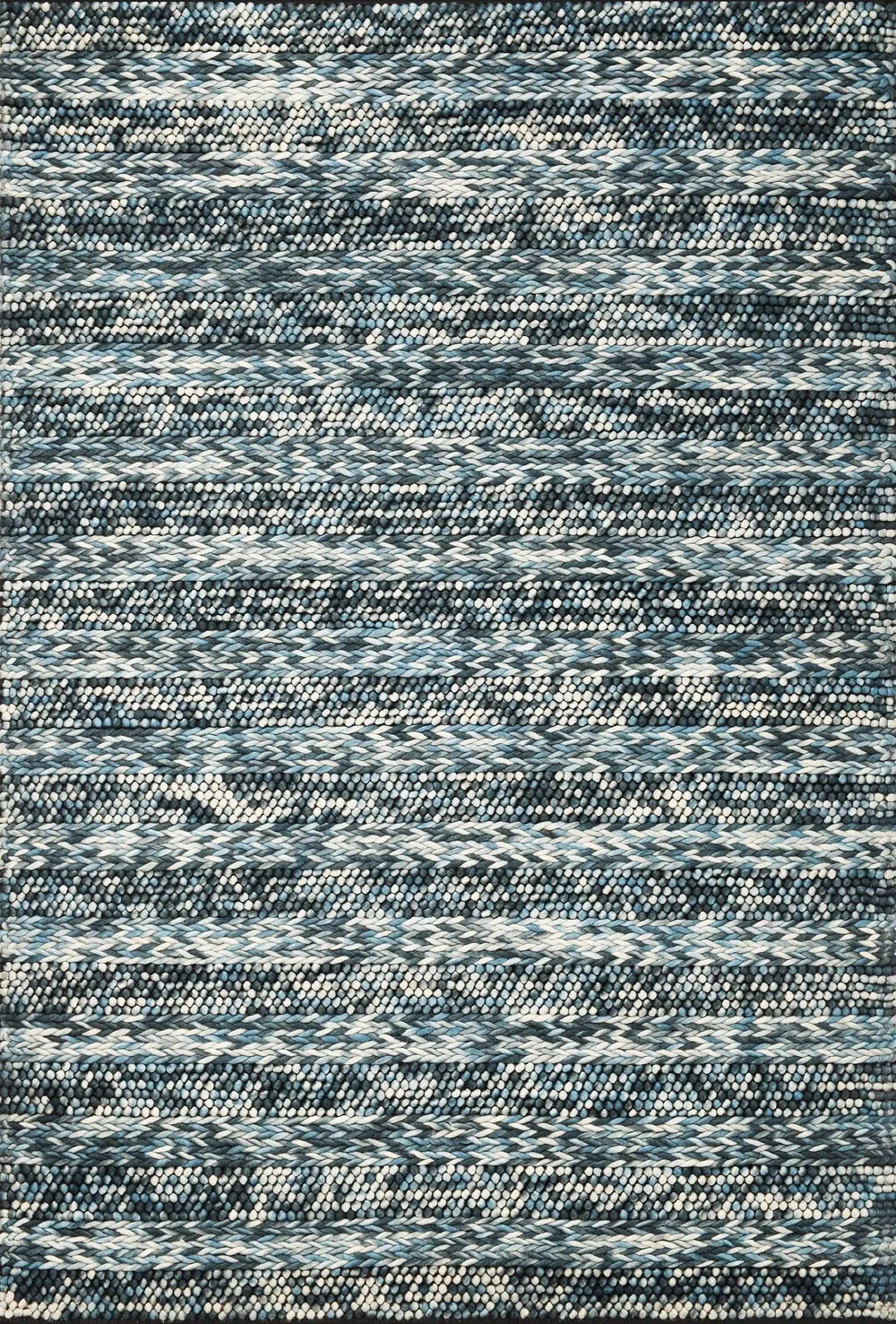 39 X 63 Blue Wool Rug - Homeroots - Flyclothing LLC