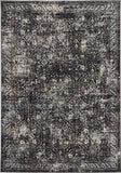 10' X 13' Black Damask Area Rug - Homeroots - Flyclothing LLC
