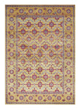 10' X 13' Blue Red and Gold Floral Area Rug - Homeroots - Flyclothing LLC