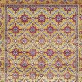 10' X 13' Blue Red and Gold Floral Area Rug - Homeroots - Flyclothing LLC