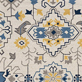 5' X 8' Ivory Abstract Handmade Indoor Outdoor Area Rug - Homeroots - Flyclothing LLC