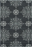 3' X 5' Charcoal Medallion Hand Tufted Area Rug - Homeroots - Flyclothing LLC