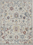 9' X 13' Ivory Hand Tufted Space Dyed Floral Traditional Indoor Area Rug - Homeroots - Flyclothing LLC