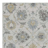 5' X 7' Ivory Hand Tufted Space Dyed Floral Traditional Indoor Area Rug - Homeroots - Flyclothing LLC