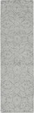 5' X 7' Grey Floral Vines Wool Indoor Area Rug - Homeroots - Flyclothing LLC
