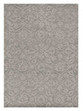 5' X 7' Grey Floral Vines Wool Indoor Area Rug - Homeroots - Flyclothing LLC