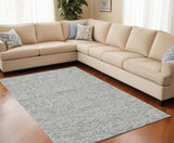 78 X 114 Grey Wool Rug - Homeroots - Flyclothing LLC