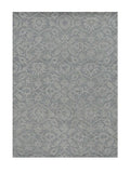 9' X 13' Grey Hand Tufted Space Dyed Floral Ogee Indoor Area Rug - Homeroots - Flyclothing LLC