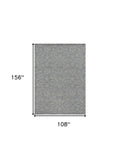 9' X 13' Grey Hand Tufted Space Dyed Floral Ogee Indoor Area Rug - Homeroots - Flyclothing LLC