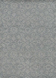 9' X 13' Grey Hand Tufted Space Dyed Floral Ogee Indoor Area Rug - Homeroots - Flyclothing LLC