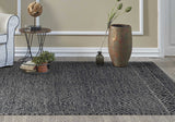 108 X 156 Grey Or Black Wool Rug - Homeroots - Flyclothing LLC