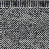 108 X 156 Grey Or Black Wool Rug - Homeroots - Flyclothing LLC