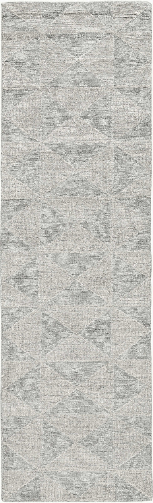 8' Ivory Wool Handmade Runner Rug - Homeroots - Flyclothing LLC
