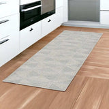 8' Ivory Wool Handmade Runner Rug - Homeroots - Flyclothing LLC