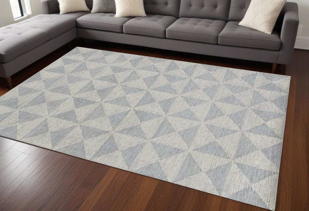 78 X 114 Ivory Wool Rug - Homeroots - Flyclothing LLC