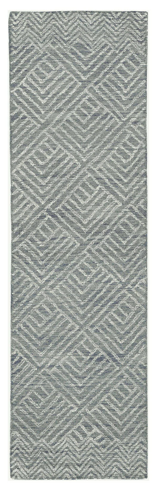 96 X 132 Denim Wool Rug - Homeroots - Flyclothing LLC