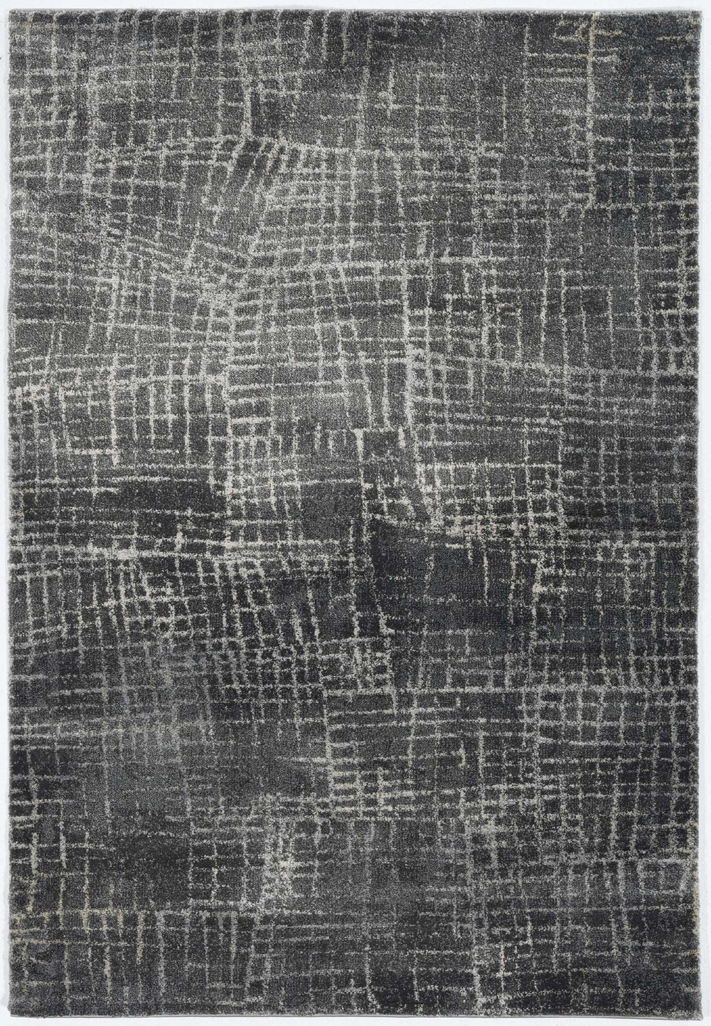 2' X 7' Grey Abstract Lines Runner Rug - Homeroots - Flyclothing LLC