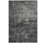 2' X 7' Grey Abstract Lines Runner Rug - Homeroots - Flyclothing LLC