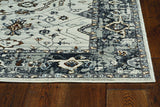 6' X 9' Gray and Ivory Area Rug - Homeroots - Flyclothing LLC