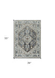 3' X 5' Grey Parisian Area Rug - Homeroots - Flyclothing LLC