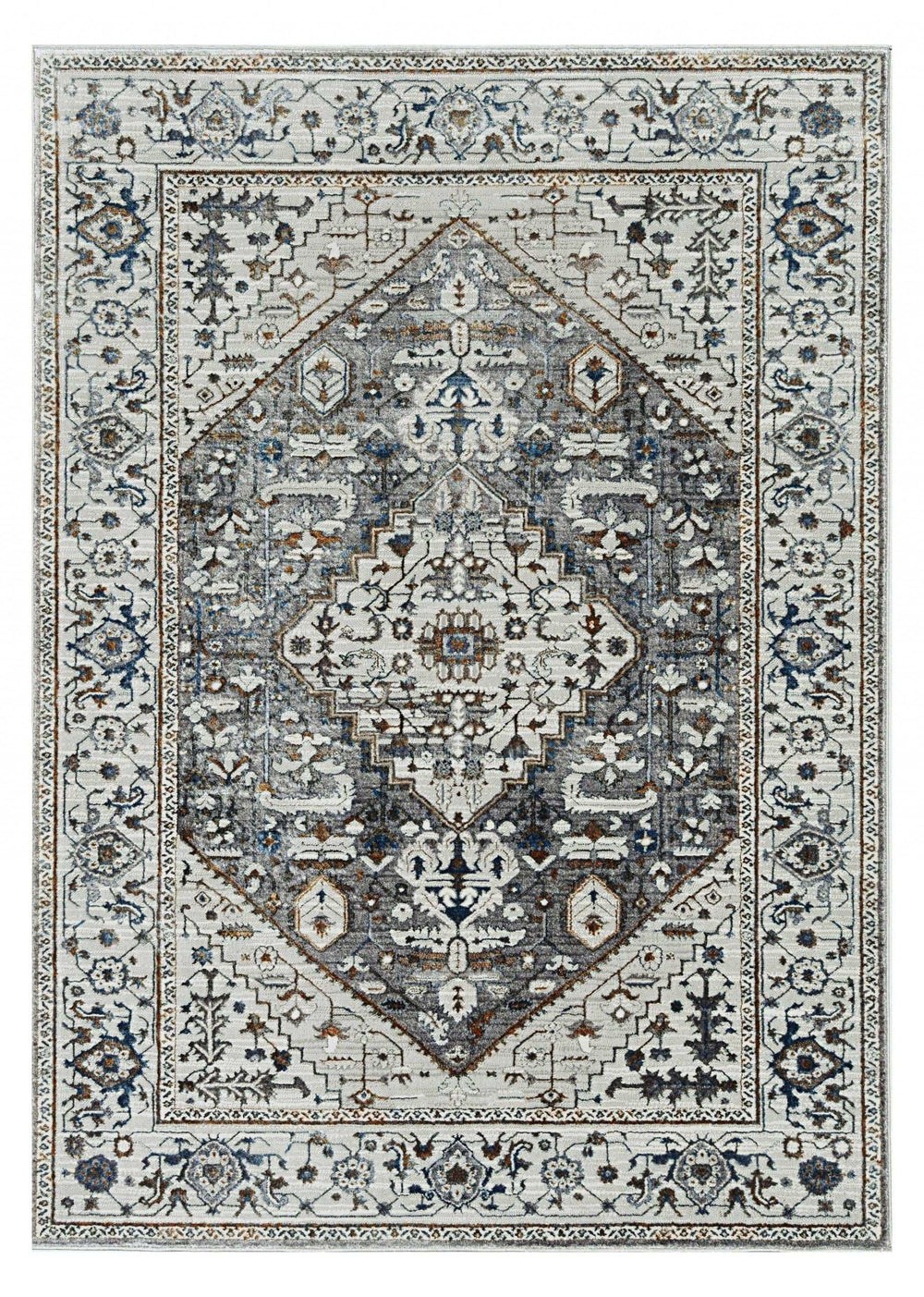 3' X 5' Grey Parisian Area Rug - Homeroots - Flyclothing LLC