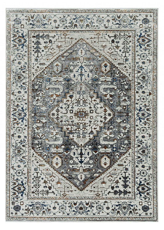 3' X 5' Grey Parisian Area Rug - Homeroots - Flyclothing LLC